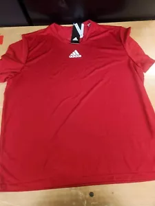 Adidas Women's Short Sleeve Pregame Shirt. Red In Color. New W/ Tags. Size xl - Picture 1 of 4