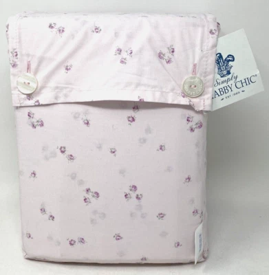 SIMPLY SHABBY CHIC PINK PETITE FLORAL CALIFORNIA KING SHEET SET - Image 1 of 2