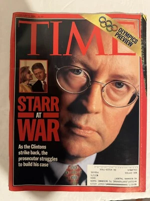 Time Magazine February 9, 1998- Inside Kenneth Starr And His Operation - Image 1 of 2