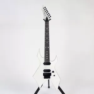 B.C.Rich WARLOCK LEGACY7 FloydRose Blanco Brillante Perla con GB de JAPÓN - Imagen 1 de 9