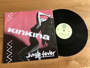 Kinkina - Jungle Fever 1987 Megamixes 12" Vinyl Original Disco Scratch Versions - Imagen 1 de 4