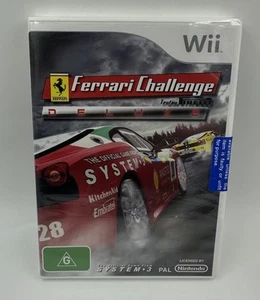 Brand New Sealed 2008 NINTENDO WII GAME FERRARI CHALLENGE TROFEN FIRELLI DELUXE - Picture 1 of 7