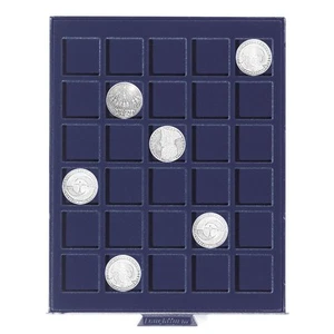 Leuchtturm 338077 Bandeja para monedas SMART, con 30 divisiones esquinadas de 3 - Picture 1 of 1