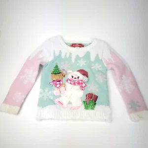 Toddler Sweater Size S (4) Children's Christmas Holiday Pull Over Top - Picture 1 of 10