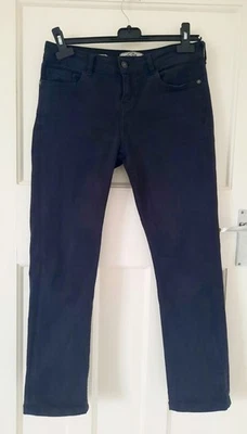 Fat Face Black Mid Rise Straight Jeans Size 8R 28"Waist 27"Leg - Image 1 of 4