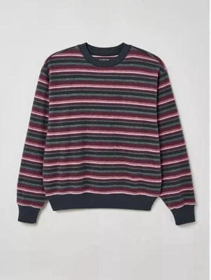 URBAN OUTFITTERS Reversed Stripe Crewneck Pullover Sweatshirt Unisex Sz M EUC - Image 1 of 4