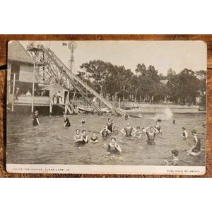 Chute the Chutes, Clear Water IA. - Postal C. 1907-1915 - Imagen 1 de 2