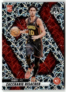 2024-25 Panini Mosaic NBA No. 213 Zaccharie Risacher Rookie Laser Prizm - Bild 1 von 2