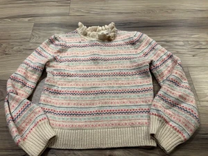 Janie and Jack Mädchen Größe 12 Baumwoll-/Wollmischung Strickpullover - Bild 1 von 5