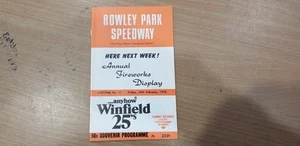 FRIDAY 24TH FEBRUARY 1978 SPEEDWAY OFFICIAL PROGRAM ROWLEY PARK NUMBER 17 - Picture 1 of 17