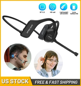 Auriculares inalámbricos de oreja abierta Bluetooth 5.3 Auriculares de camionero Auriculares con micrófono EE. UU. - Imagen 1 de 19
