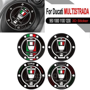 Ducati MULTISTARDA 950 1000 1100 1200 1260 V2 V4 Motorcycle Fuel Cap 3D Stickers - Picture 1 of 14