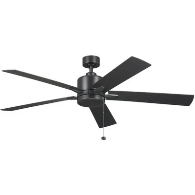 Kichler Lighting 330243SBK Lucian Indoor Ceiling Fan Satin Black - Image 1 of 4