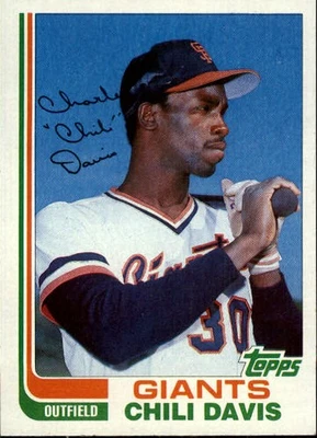 Tarjeta de béisbol 1982 Topps intercambiada #23T Chili Davis Foto 1 de 2