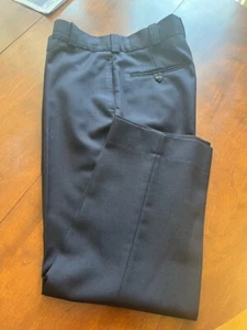 Flying Cross pants, Navy Blue Flat front Size 34 reg, Police Fire EMT Pants - Picture 1 of 5