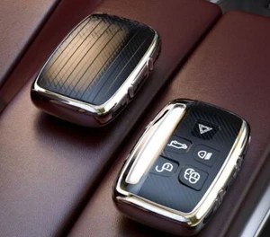 Auto Fernbedienung Schlüssel TPU Hülle Hülle für Land Rover, Range Rover, Jaguar - schwarz - Bild 1 von 7