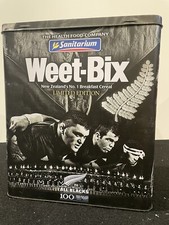 All Blacks WEET-BIX Tin 2003 . 100 Years Of New Zealand Rugby Union World Cup