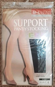 Daiso Japan Women Pantyhose Stockings Black Sheer SZ M-L - Picture 1 of 3