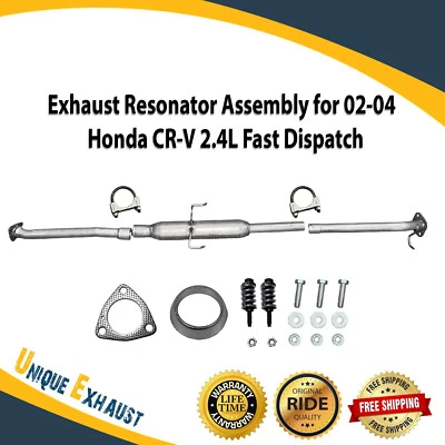 Conjunto de resonador de escape para Honda CR-V 2002 2003 2004 2,4 L envío rápido NUEVO Foto 1 de 4