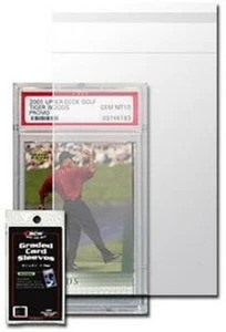 Lot of 2000 BCW Resealable Graded Baseball Trading Card Poly Sleeves bags - Picture 1 of 1
