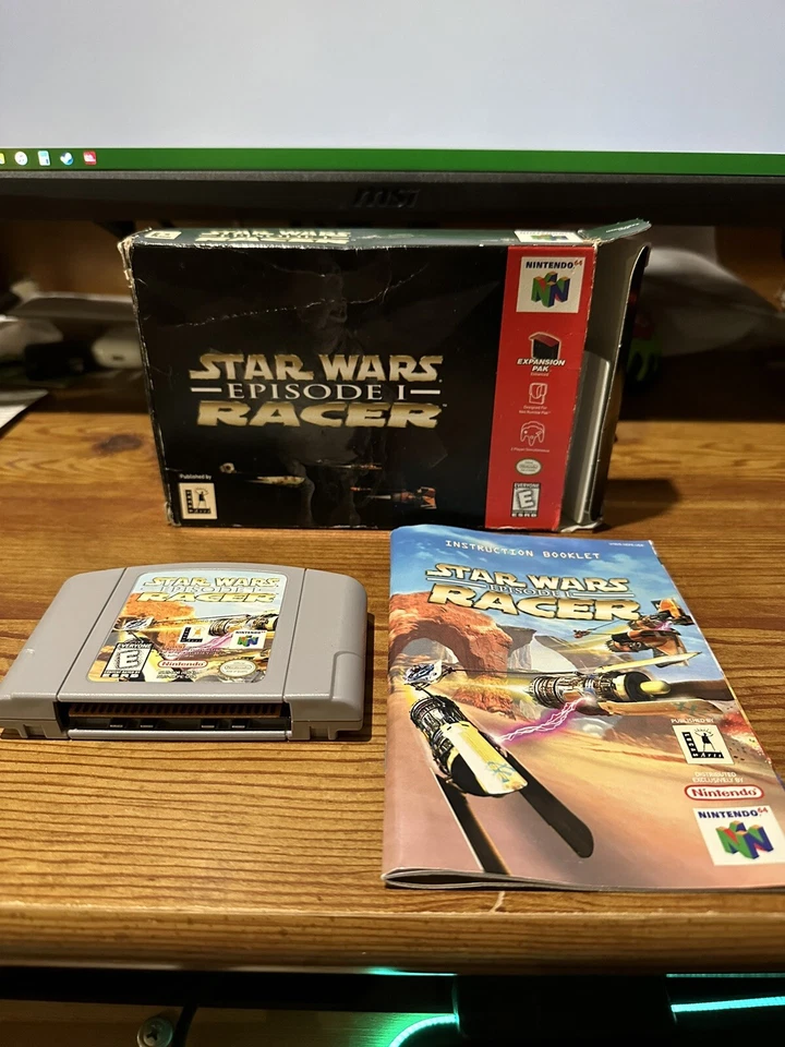 Star Wars Episode 1 Racer Nintendo 64 N64 CIB Complete! Tested WORKS W/Manual - Image 1 of 4