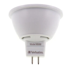 VERBATIM 98986 M16-L500-C27-B25-D-94 DIMMABLE LED MR16 BULB, 2700K, 7W, GU5.3 - Picture 1 of 4