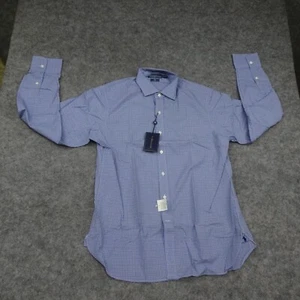 Polo Ralph Lauren Estate Dress Shirt Mens 16 41 Blue White Button Up Pony B - Picture 1 of 11