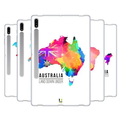 HEAD CASE DESIGNS WATERCOLOURED MAPS SOFT GEL CASE FOR SAMSUNG TABLETS 1 - Image 1 of 4