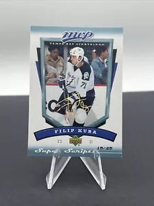 2006-07 Upper Deck MVP Super Script /25 Filip Kuba #265 - Picture 1 of 3