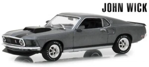 FORD Mustang Boss 429 - 1969 - John Wick - darkgreymetallic - Greenlight 1:43 - Foto 1 di 6