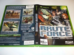 BRUTE FORCE (MICROSOFT XBOX GAME, MA15+) (167553 A) - Picture 1 of 3