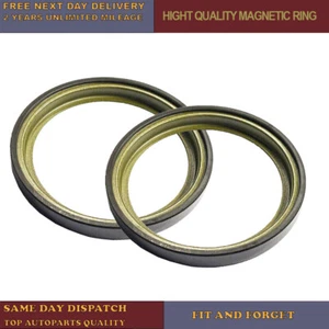 2X FOR RENAULT CAPTURE ABS MAGNETIC PICK UP RING REAR BREAK DRUMS 2013-ON - Imagen 1 de 1