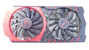 MSI GEFORCE GTX 960 COOLING PAIR FAN HEATPIPE HEATSINK E32-0404899-A87 - Zdjęcie 1 z 3
