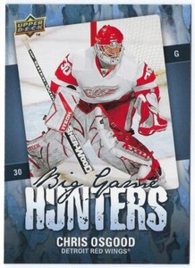 2008/09 Upper Deck Big Game Hunters card #BGH-CO of Chris Osgood