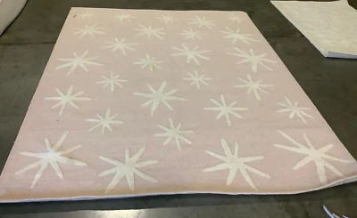 PINK / IVORY 8' X 10' Back Stain Rug, Reduced Price 1172667060 SFK908P-8 - Image 1 of 4