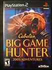 Cabela's Big Game Hunter: 2005 Adventures (Sony PS2, 2004) Jeu TESTÉ ET FONCTIONNEL