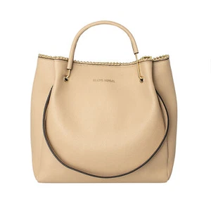 Alexis Bendel Brown Shot Bead Satchel - Picture 1 of 6