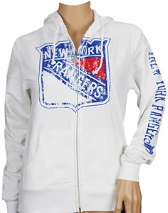 Reebok NHL Women's New York Rangers Team Hoodie, White - Picture 1 of 6