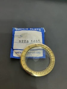 Genuine Seiko Tachymeter Bezel Insert – Part No. 8228 1481 – Gold Tone 40mm - Bild 1 von 4