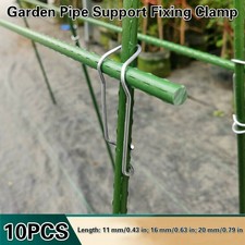 10 x Giardino Tubo Supporto Fissaggio Morsetto Connettore Agricoltura Filo Clip