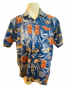 Camisa Kamp Para Hombre Botón Delantero Guardia Costera de Estados Unidos Camisa Grande Tropical (8 - Imagen 1 de 5