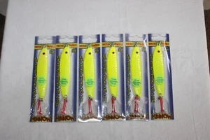 (6) Delta Tackle 5oz Glow In The Dark Minnow Saltwater Lures 7” - Picture 1 of 13