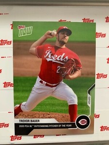2020 Topps Now Player's Choice Award Trevor Bauer Reds PCA7 /219 Made