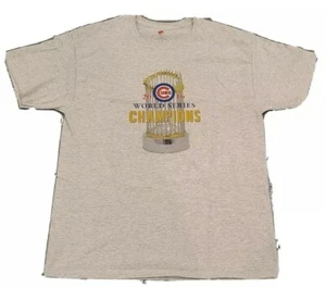 2016 CHICAGO CUBS WORLD SERIES CHAMPIONSHIP T-SHIRT Größe L - Bild 1 von 5