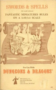 SWORDS & SPELLS EXC+! Vintage D&D Miniature Rules Dungeons Dragons Guide #2007 - Imagen 1 de 2