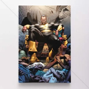 Black Adam Poster Canvas DC Comic Book Cover Art Print #53325 - Picture 1 of 4
