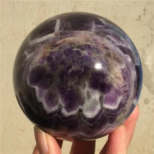 Bola de amatista natural de sueño de 2,44 lb cristal gema esfera curación regalo XQ2077 - Imagen 1 de 11