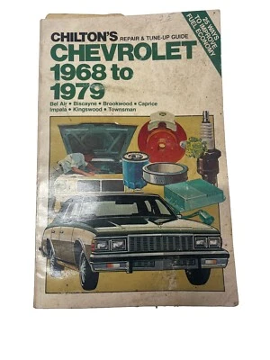 Chevrolet Belair Biscayne Caprice Impala 1968-79 y más. Guía de reparación y tubo Foto 1 de 2