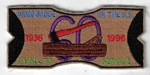 1936-1996 Wood Badge In The U.S. BLK Bdr. [ND-1390] - Foto 1 di 1