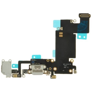 Flex Cable Charge Port Mic Headphone Jack Antenna Apple iPhone 6S Plus Silver - Picture 1 of 2
